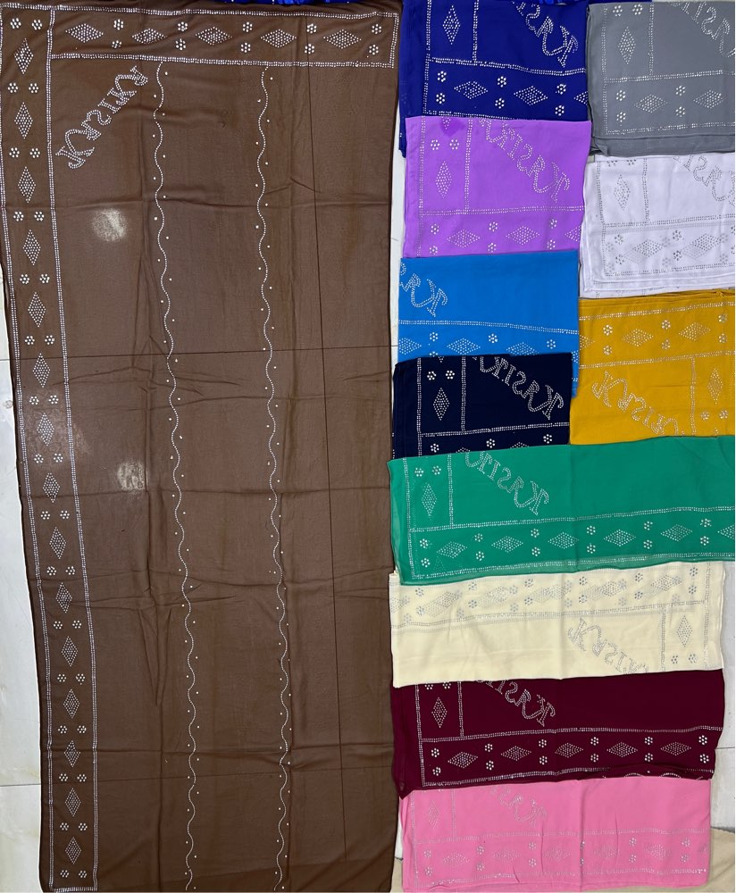 2026 Hijab Syal Chiffon Kecil  - Women Accessories Dubai ulasan dan harga