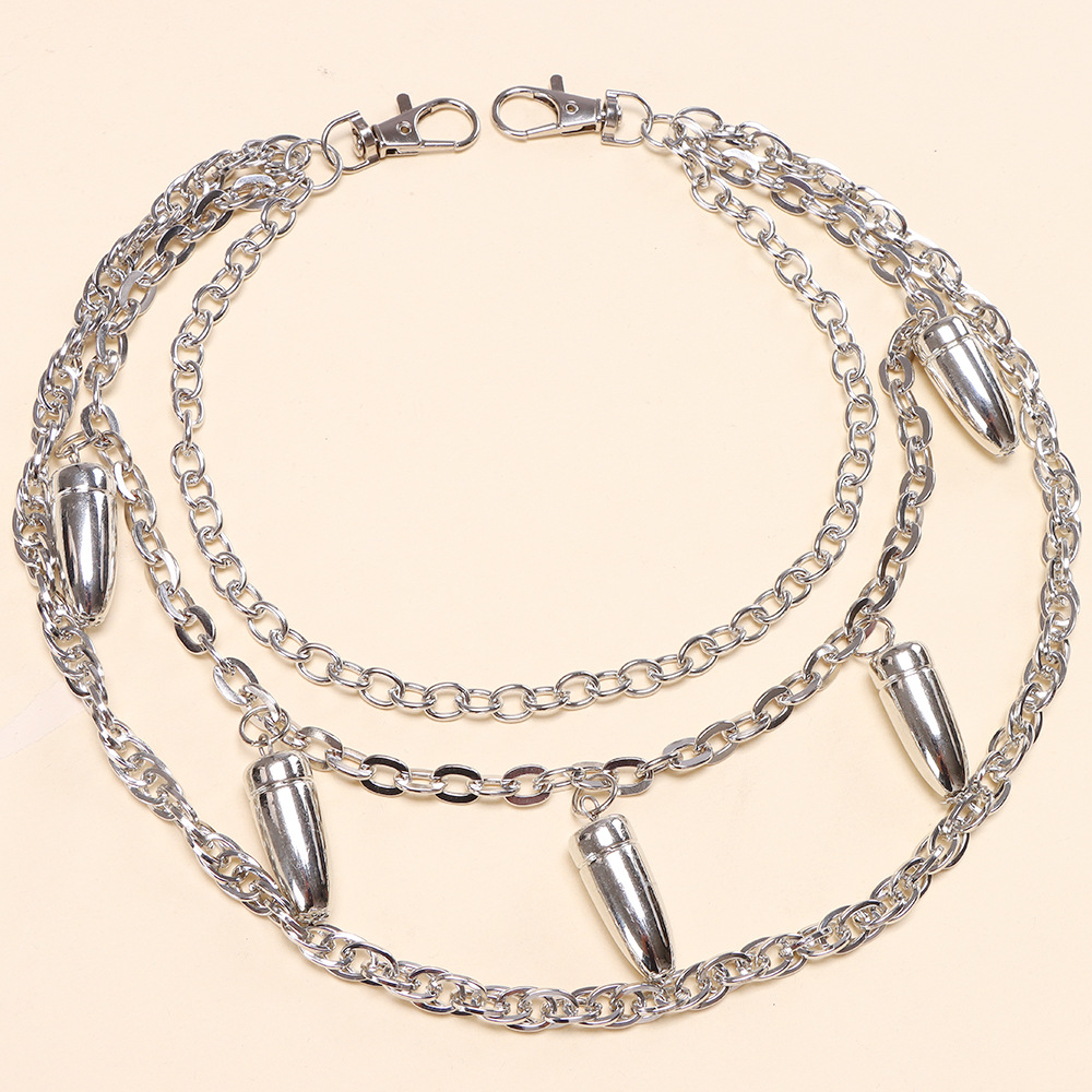 Rantai berlapis dengan hiasan  - Women'S Emo Accessories ulasan dan harga