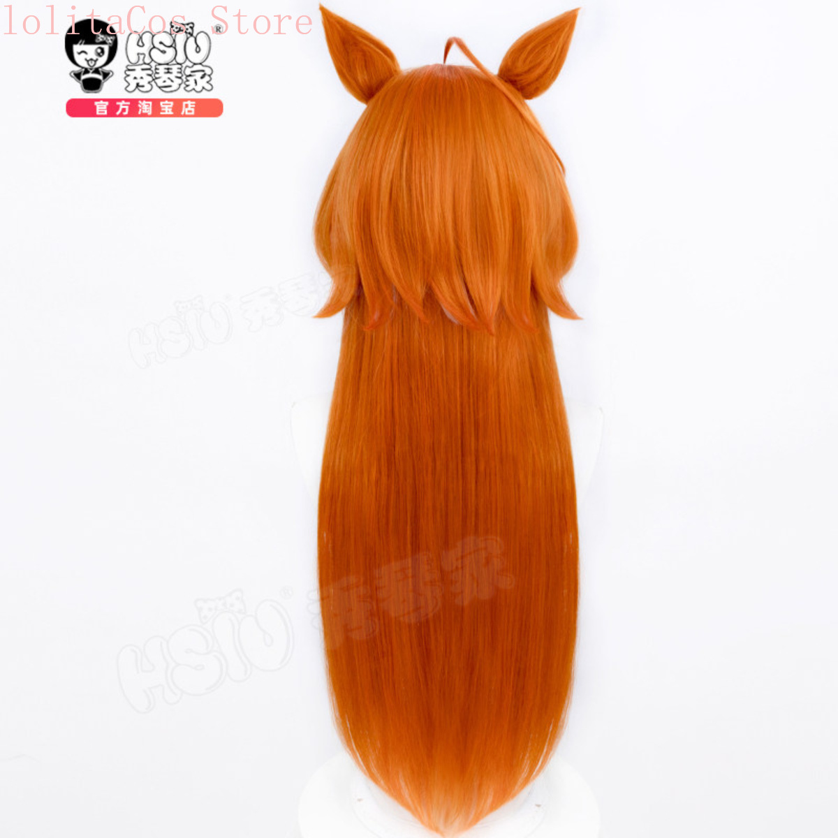 Wig Cosplay Anime Uma Musume P - Women'S Red Accessories ulasan dan harga