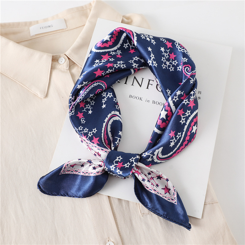 Syal Sutra Persegi Mewah 60Cm  - Silk Scarf Square ulasan dan harga