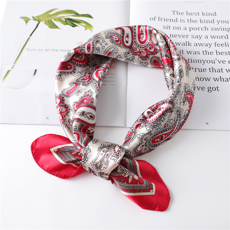 Syal Sutra Persegi Mewah 60Cm  - Silk Scarf Square ulasan dan harga