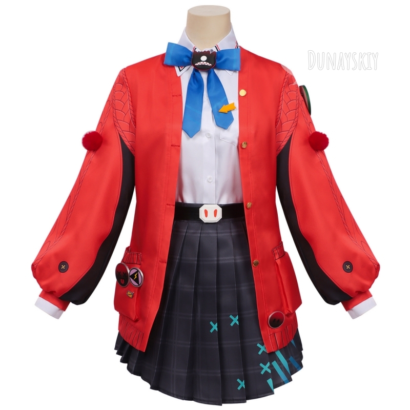 Kostum Cosplay Neverness To Ev - Women'S Red Accessories ulasan dan harga