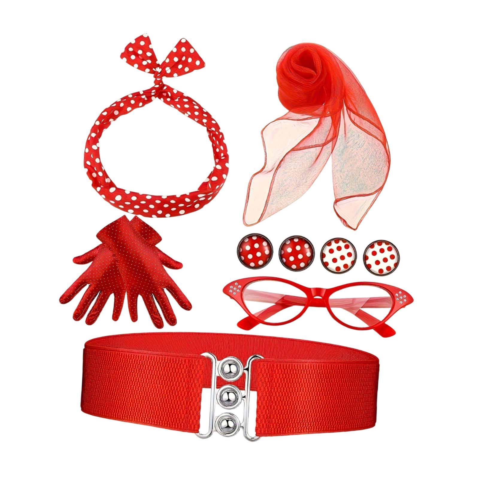 Set Aksesori Kostum Wanita Tah - Women'S Accessories In The 1950S ulasan dan harga
